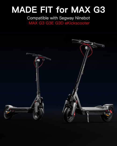 stio 11 Inch Self-Sealing Tire Compatible with Segway Ninebot MAX G3 KickScooter, 70/60-7.5 Max G3 Rubber Vacuum Scooter Tires Non-Slip Outer Tyre with Jelly Layer Original Accessories 1PC