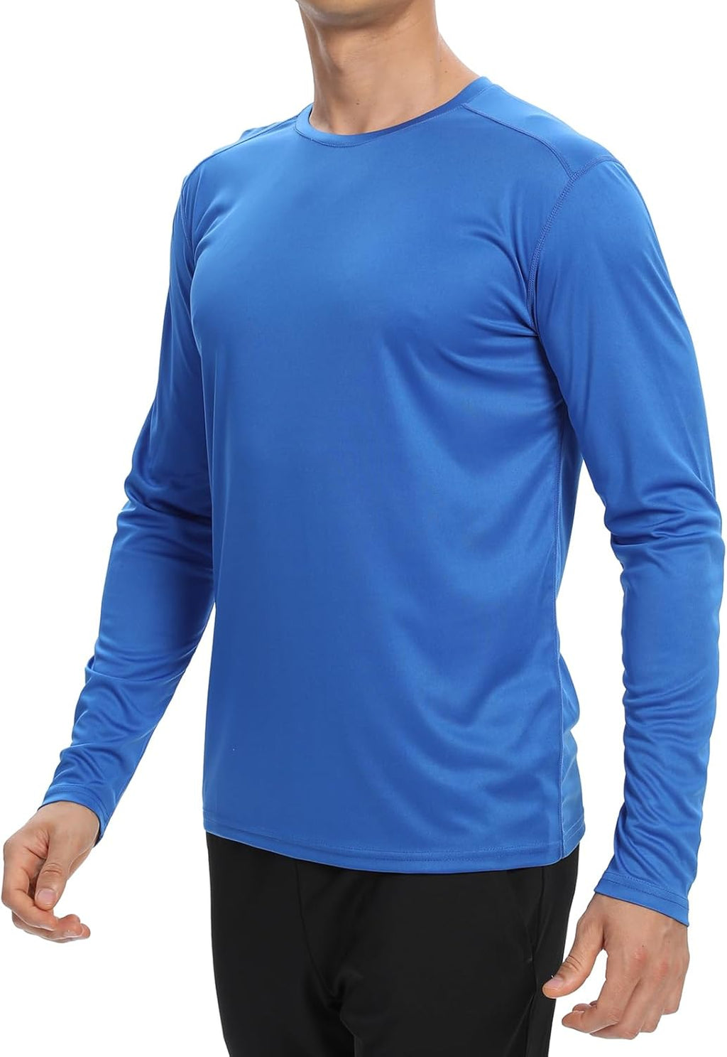 Skiennix Men's Long Sleeve T-Shirts - UPF 50+ Sun Protection, Quick-Dry Workout Apparel | 1 Pack/6 Pack