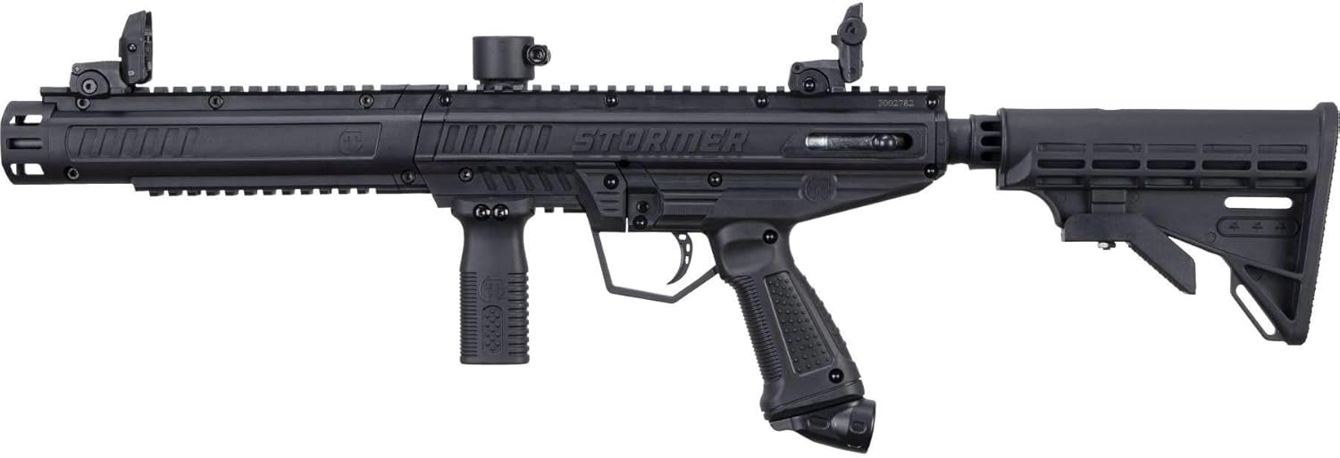 Tippmann Stormer Tactical Marker - Sleek Black Design for Enhanced Performance