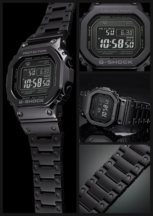 G-Shock GMWB5000GD-1 | Black Digital Watch with Durable Strap and Stylish Design
