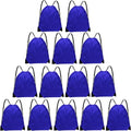 Grneric Drawstring Bags - 14 Pcs Cinch Backpack Set for Men & Women | Navy Blue Gym Sackpack