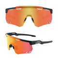 ROCKBROS Polarized Cycling Glasses, Sports Sunglasses for Men Woman, UV Protection Biking Sunglasses for Running Fishing Driving