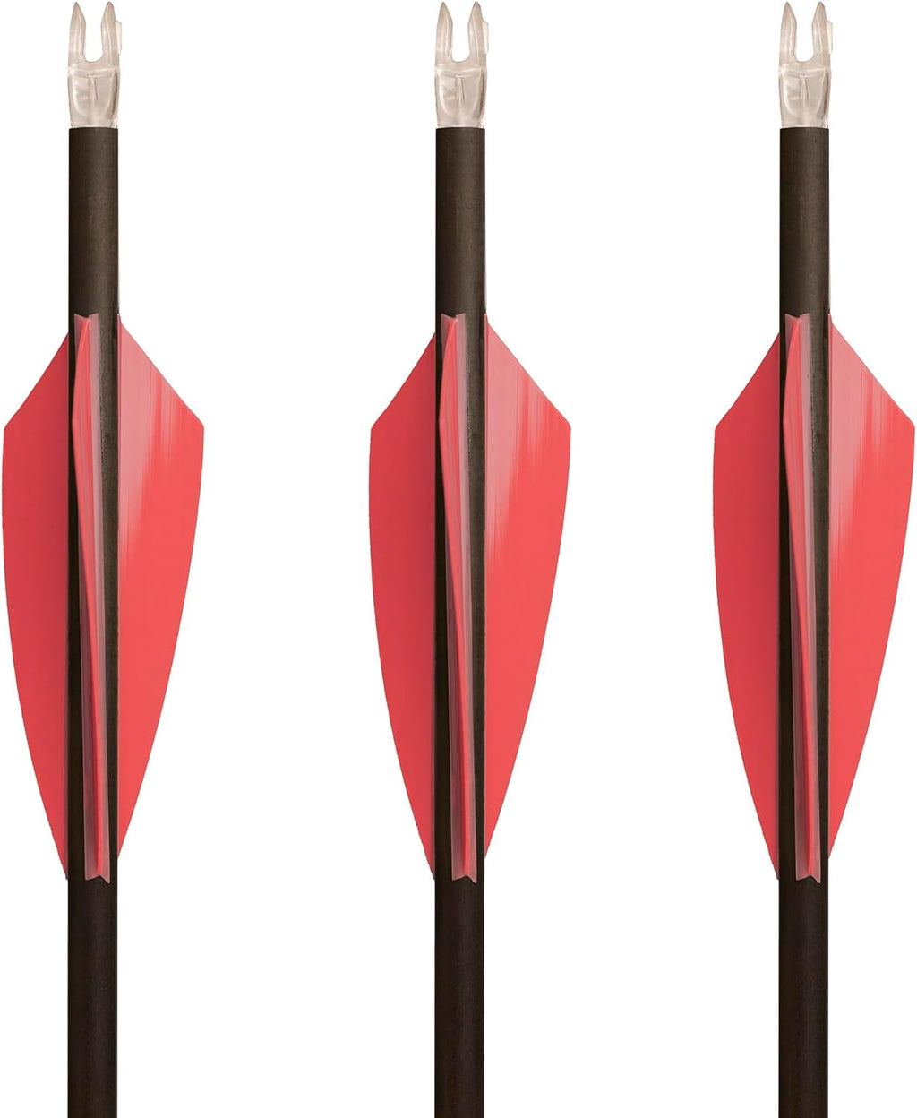 TAC Vanes 2.75" Driver Arrow Vanes - Durable, Lightweight Archery Fletching for Compound & Crossbow | Red 36 Pack