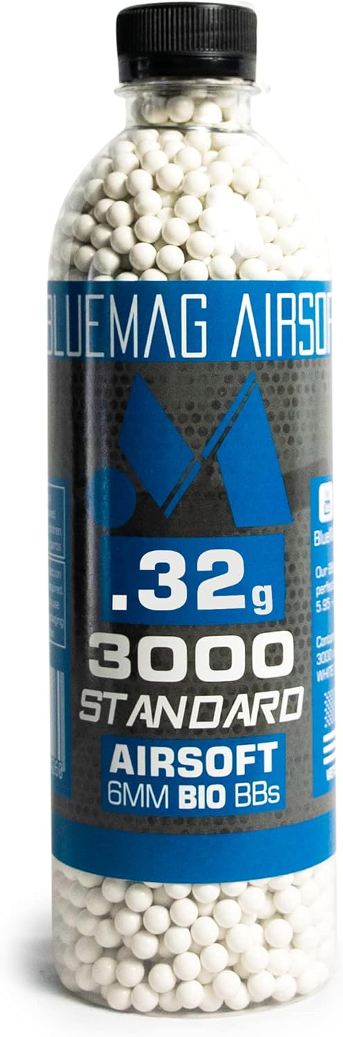 Biodegradable 6mm Airsoft BBS by [Brand Name] - Seamless Finish, Polished Perfection - 3000 Count