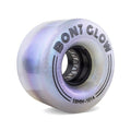 Bont Glow Light Up LED INDOOR Roller Skate Wheels – 58x32mm 101A | Pack of 4 | For Jam, Shuffle and Rhythm Skating (Angelic Aqua)