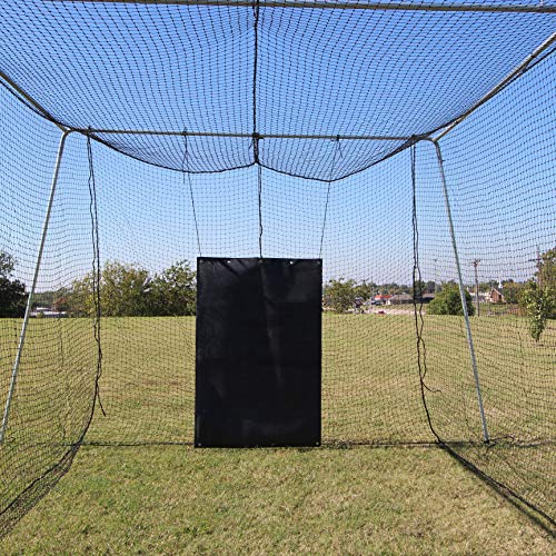 4x6 Reinforced Rubber Backstop for Baseball Softball Batting Cage Protection
