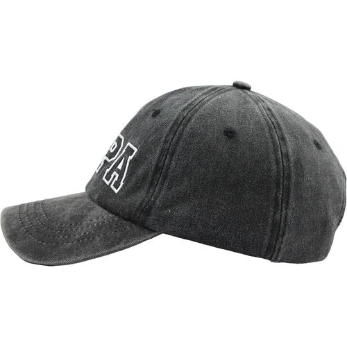 Funny Papa Hats for Men Grandpa, Father Day Birthday Gifts for Dad Daddy, Adjustable Cotton Embroidered Grandfather Baseball Cap