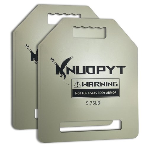 KNUOPYT Tactical Weights Plates 2PCS,Weighted Plates for Vest,Tactical Plate 5.75 LBS for Strength Training,Hiking,Trekking,Heavy Workoutand Running Exercises.