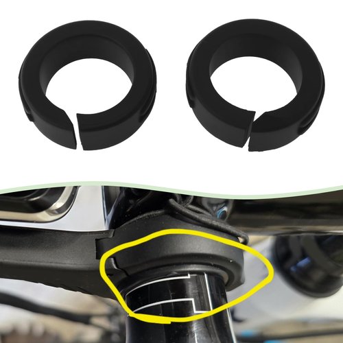 LT Easiyl 8X Out Front Mount Gasket Bicycle Handlebar Washer Ring 35 to 31.8mm/35 to 25.4mm Compatible with iGPSPORT GPS Edge Explore XOSS G/G+ Bike