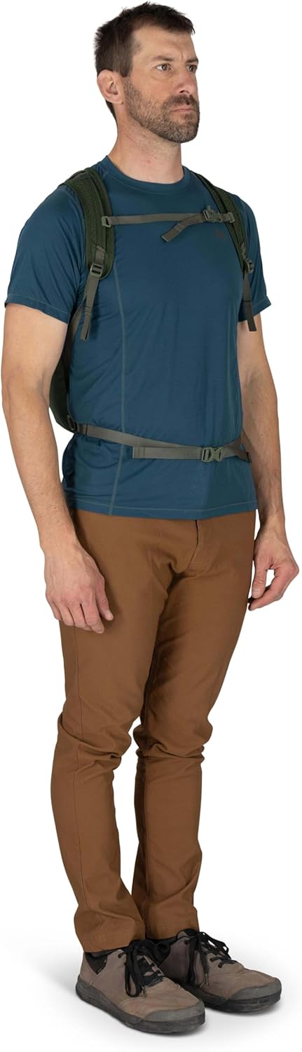Osprey Daylite Cinch Backpack - Kazuma Print in Magma Brown | Versatile & Lightweight Design