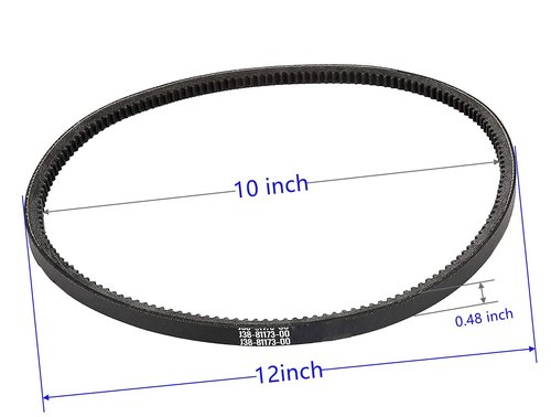 Golf Cart Starter/Generator Belt Compatible Yamaha Belt for Yamaha Gas Golf carts Replace OEM#J38-81173-00