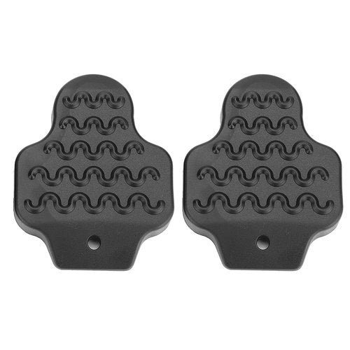 Dioche Cleat Cover, Black Rubber Pedal Cleat Protective Cover Riding Shoes Part 1 Pair(H-KEO)