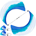 Lake Blue 2 Sets Silk Veil Poi with Balls – 78.74 x 31.5 Inches, 4-Pack