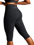 Ewedoos Capri Leggings - High Waisted Knee Length with Pockets for Women | Compression Yoga Pants
