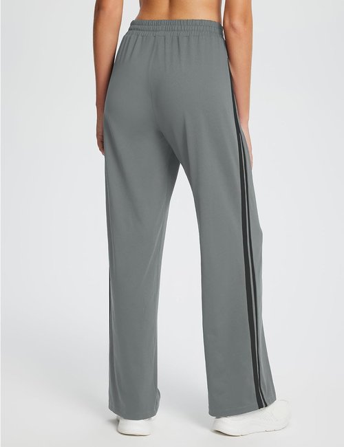 Baleaf Women's Athletic Track Pants - Straight Leg Sweatpants with Zipper Pockets | Loose Fit Jogging Style