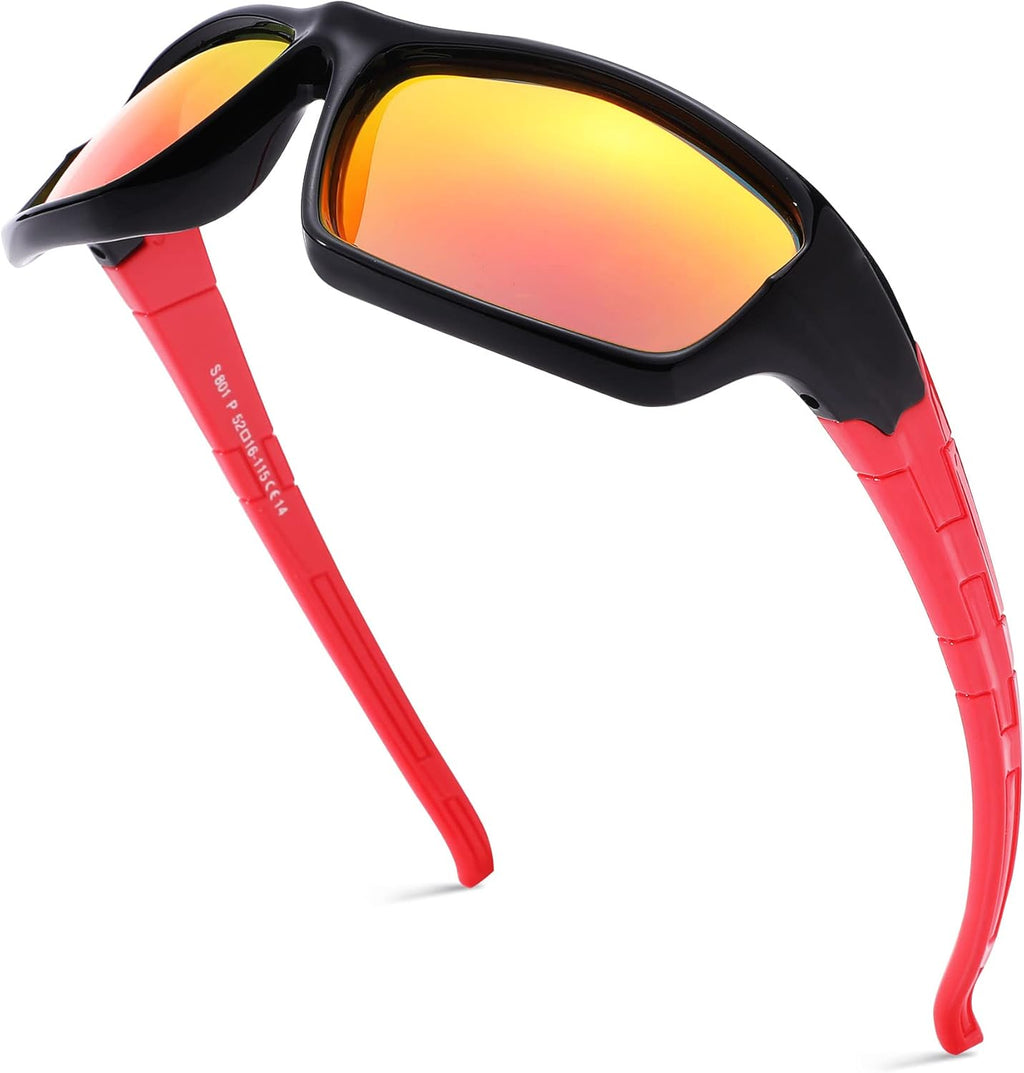 Skiennix Kids Polarized Sunglasses - Stylish UV Protection for Boys & Girls | Youth Size
