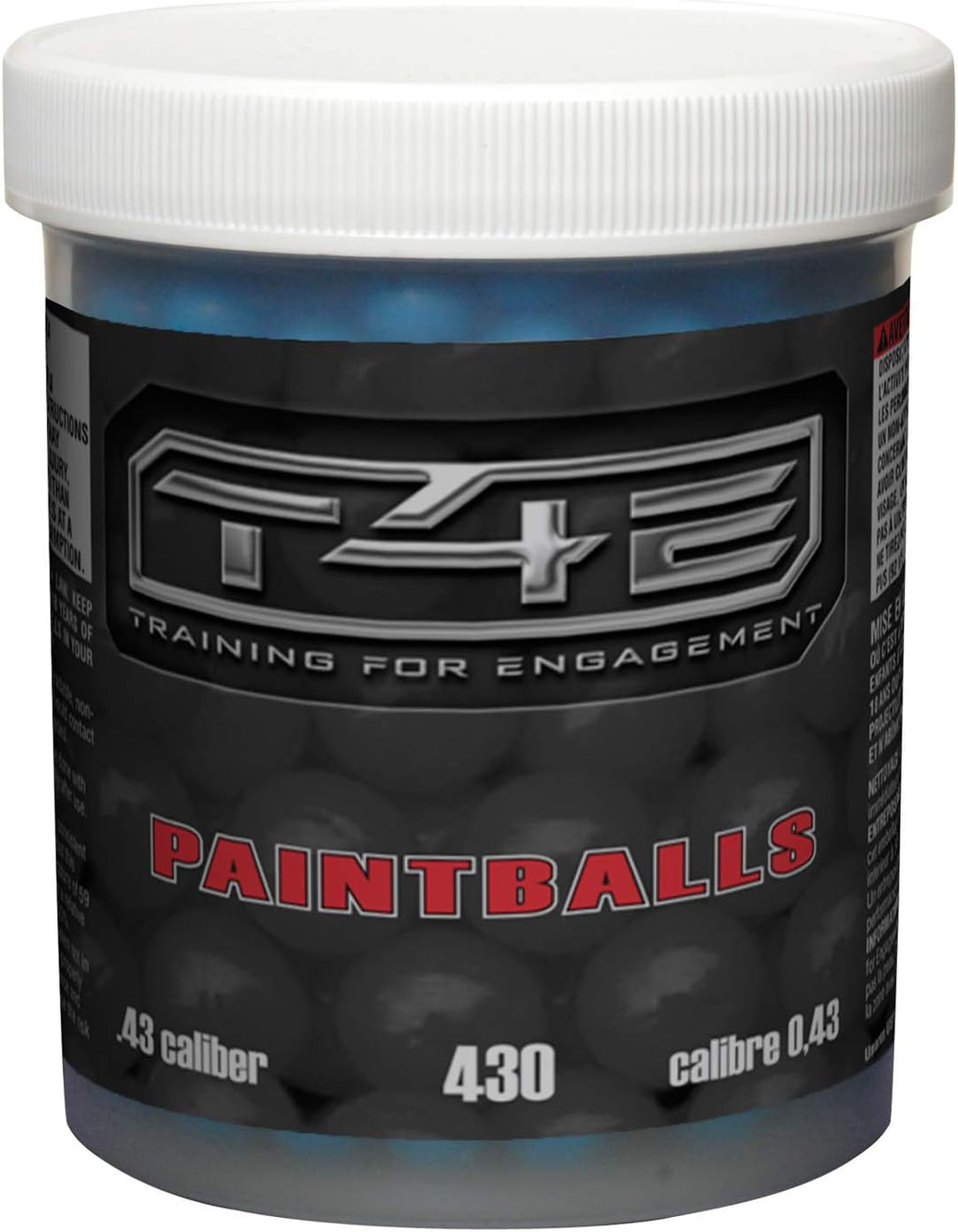 Umarex T4E .43 Caliber Paintballs - Premium Quality, Blue - 430 Count Pack