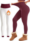 Laite Hebe Fleece Lined Leggings for Women - High Waisted Thermal Yoga Pants | Soft Tummy Control for Winter Workouts