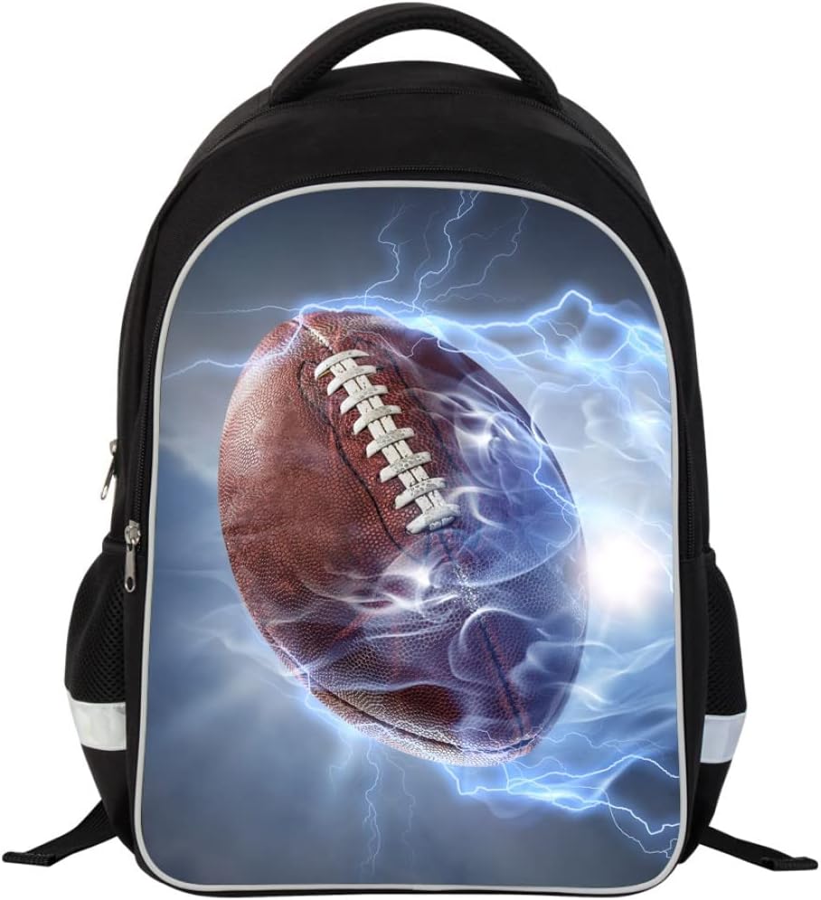 Skiennix Luminous 3D Print School Backpack - Large Capacity & Lightweight Design for Kids