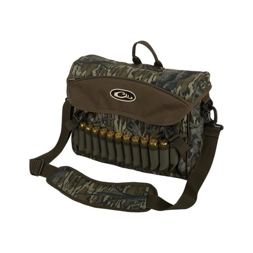 DRAKE Durable Water-Resistant Versatile Waterfowl Hunting Everyday Carry Shoulder Bag 2.0 w/Adjustable Strap, Mossy Oak Original Treestand