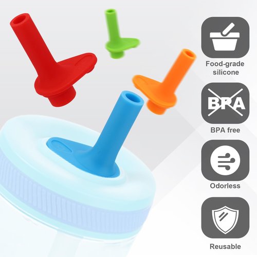 12 Pcs Replacement Bite Valves for Zak, Silicone Nozzle Replacement BPA Free Reusable Straw Cup Accessories Compatible with Zak Designs Kelso 15oz/16oz (6 Colors)