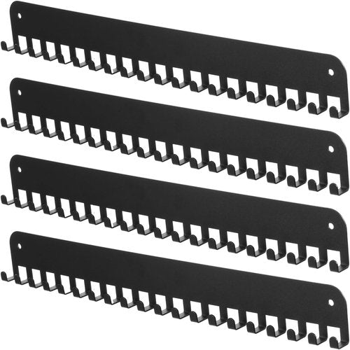 Medal Hanger Display by 4 Pack | 16-Inch Wall Holder for Marathon, Gymnastics & Soccer Awards - 20 Hooks