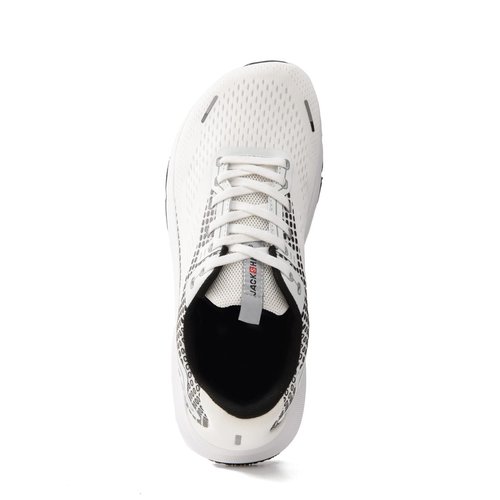 JACKSHIBO Wide Toe Box Shoes Women Arch Support Wide Sneakers for Running Walking Athletic Tennis Orthopedic Plantar Fasciitis Workout with Thick Cushion Zero Drop Sole Width Shoes White