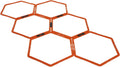 Yes4All Hex Agility Rings - Speed Training Hurdles with Carrying Bag for Enhanced Footwork