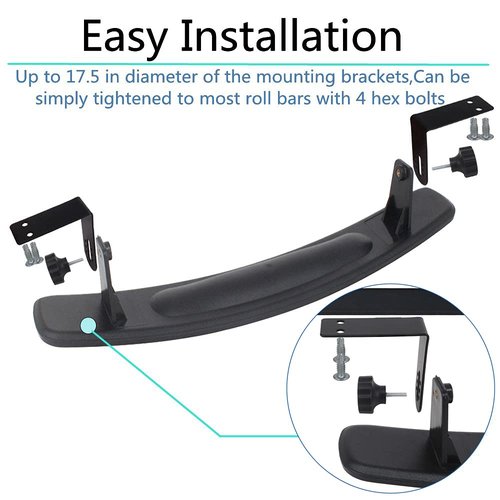 Golf cart Rear View Mirror, HKOO 16.5" Extra Wide 180 Degree Panoramic Rear View Mirror Fit for Golf Cart EZGO Club Car Yamaha（Golf cart Mirrors）