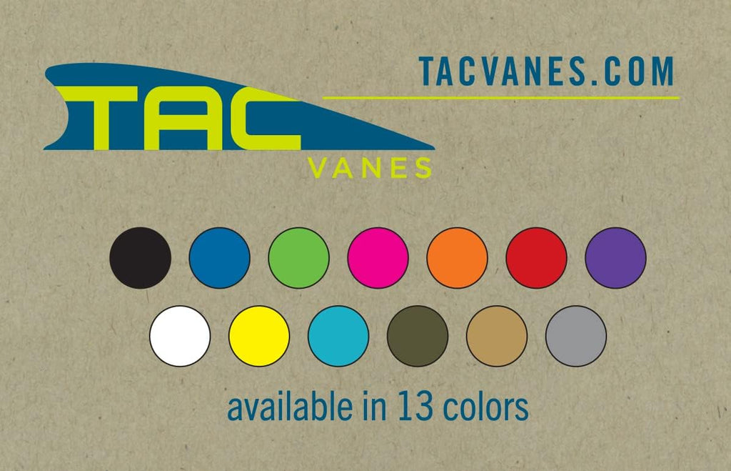 TAC Vanes 2.75" Driver Arrow Vanes - Durable, Lightweight Archery Fletching for Compound & Crossbow | Green 36 Pack