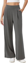 ODODOS Modal Soft Wide Leg Pants - High Waist Casual Relaxed Fit with Pockets | 27/29/31" Inseam