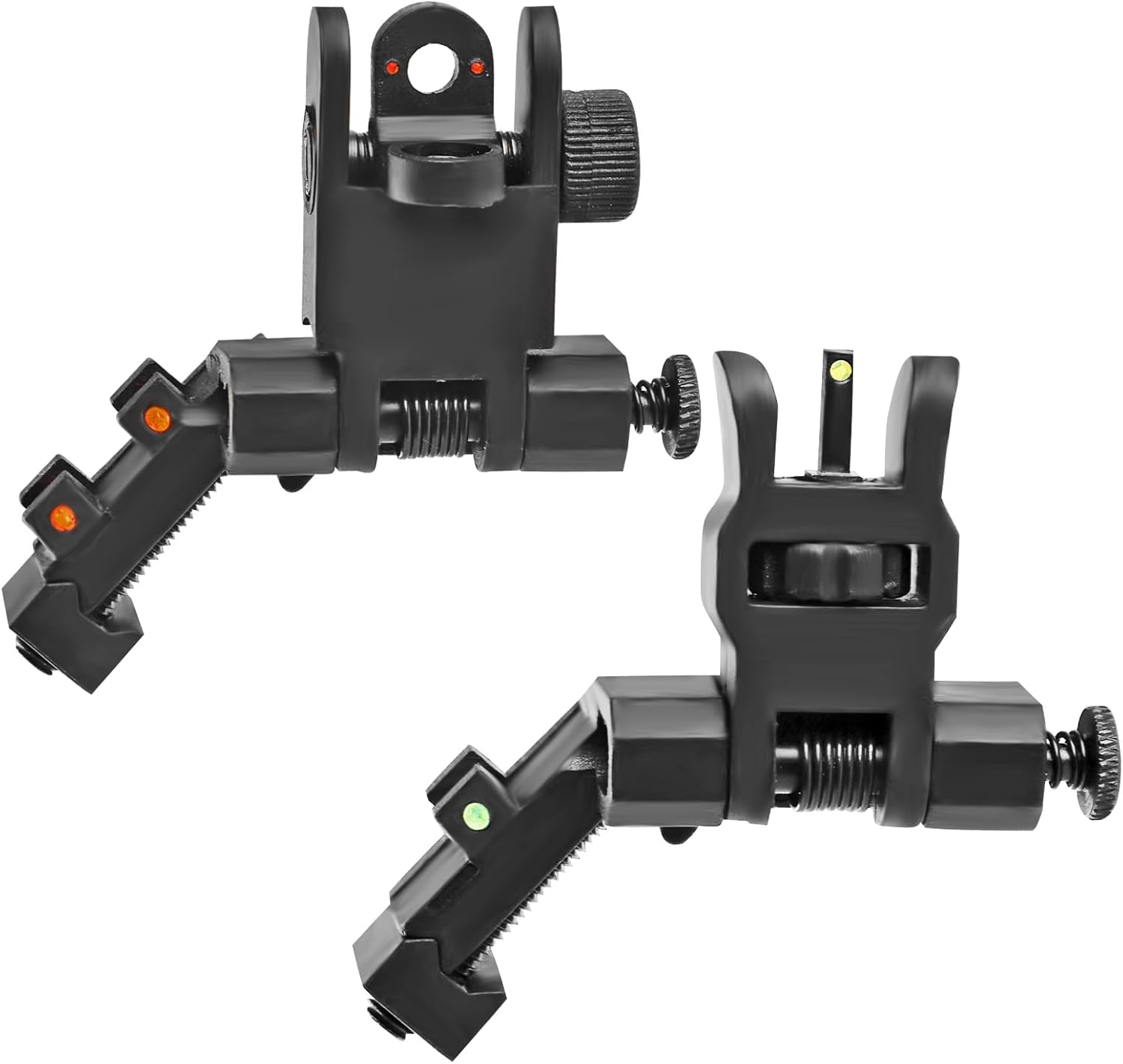 ZBULAR 45-Degree Offset Fiber Optic Sights - Enhanced Accuracy & Quick Target Acquisition