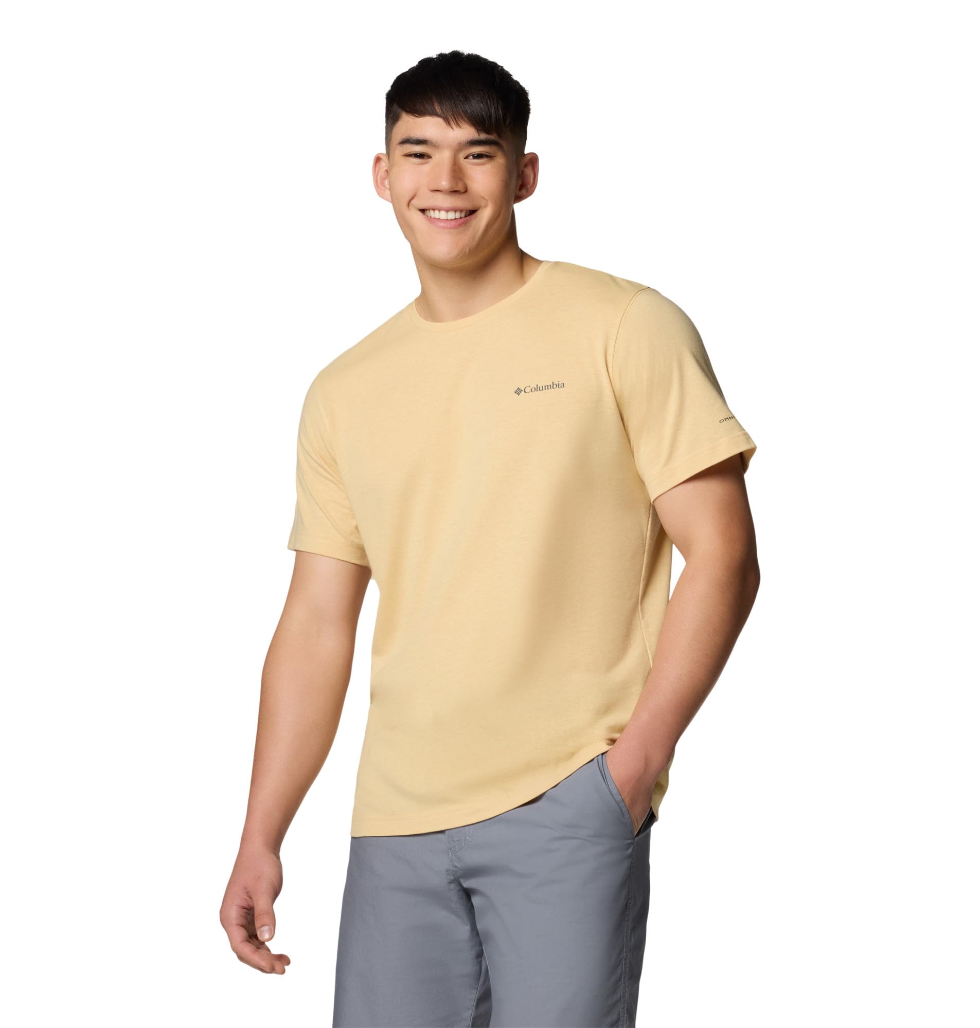 Columbia Mens Thistletown Hills Short Sleeve T-Shirt, Sand Dune Heather, 3X