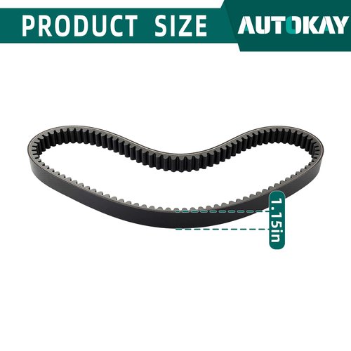 AUTOKAY 14153-G1 Drive Belt for EZGO Gas Golf Cart 2-Cycle Marathon 2PG 1976-1987