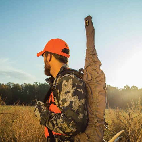 Caldwell Allweather Fast Case Gun Cover with FDE Color, PVC Lined Fabric, Water Resistance and Quick Access Design for Outdoor, Range, Shooting and Hunting, tan