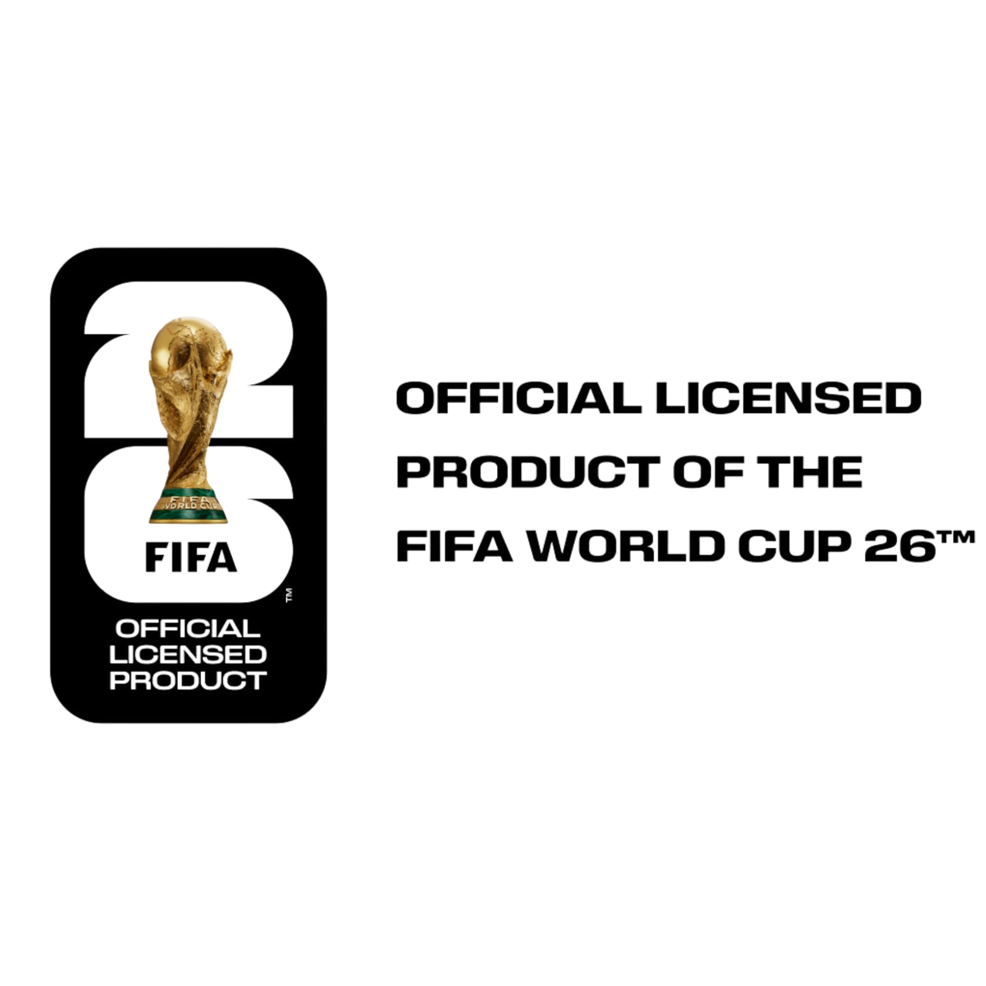 Official FIFA World Cup 2026 Edition 2.75 in. Vinyl 2D Embossed FIFA Trophy Sticker & 2.75 inch long WE ARE 26 Sticker- Limited in Production Collector’s -Perfect for Notebooks, Water Bottles, Laptops