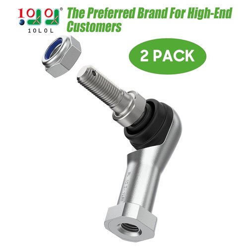 10L0L Ball Joint Tie Rod End Kit for Club Car Precedent 2004-up Golf Cart, OEM# 102022601, 102288301