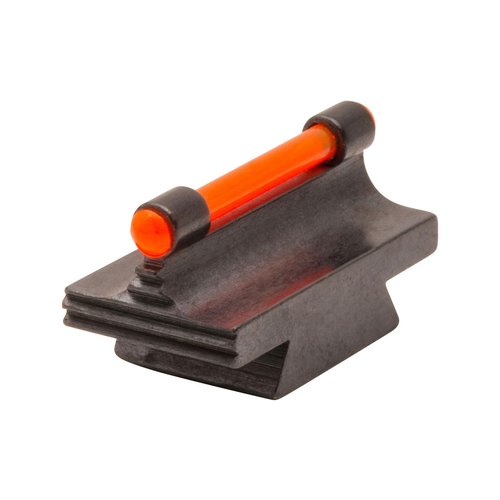 TRUGLO 3/8-Inch Dovetail Front Steel Gun Sight Replacement Fiber Optic Ramp Sight - .530", RED
