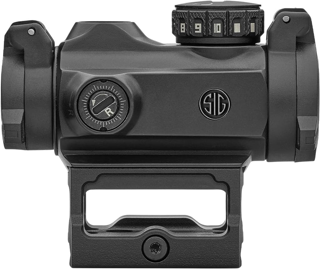 Sig Sauer Romeo-MSR Red Dot Sight - 1x20mm 2 MOA | Durable, Waterproof & Ultra-Compact with Flip-Back Lens Covers