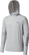 BASSDASH Men's UV Sun Protection Fishing Hoodie - UPF 50+ Long Sleeve Performance Shirt