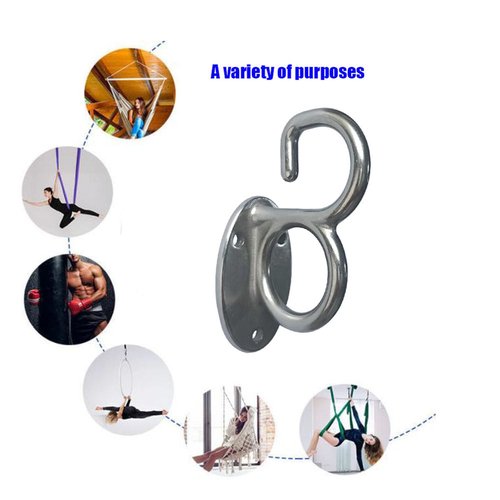 QIAOTLB 2PCS Heavy Duty Resistance Band Wall Anchor for Home Gym Strength Training Resistance Bands Suspension Straps Stretching Band