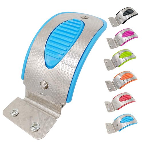 Rear wheeel Fender Brake Parts for 3-wheel Kick Scooter Upgrade Metal Rear Fender Brake Assembly (Blue)