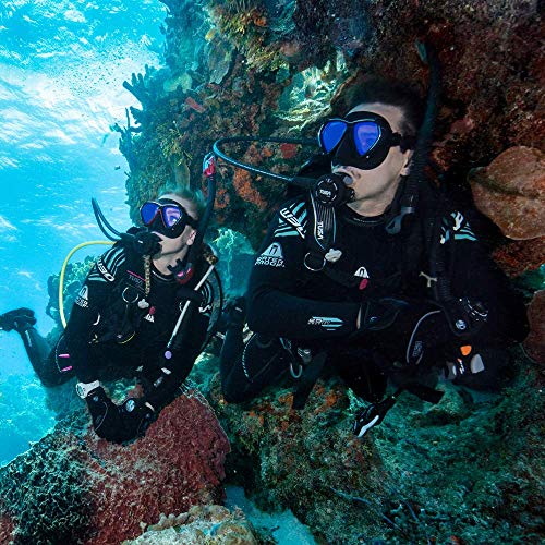 TUSA Hyperdry Elite II Dry Snorkel - Black/Black Low Profile Water-Stop Design