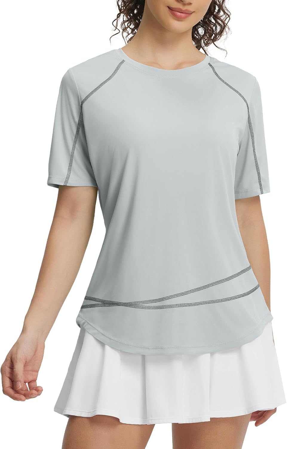 Baleaf Women's Sun Shirt - Short Sleeve UPF 50+ UV Protection | Quick-Dry Lightweight Workout Top for Hiking & Running