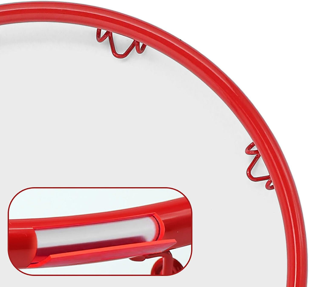 Skiennix Kids Basketball Hoop - Wall-Mounted Indoor/Outdoor Rim Goal for Fun Playtime