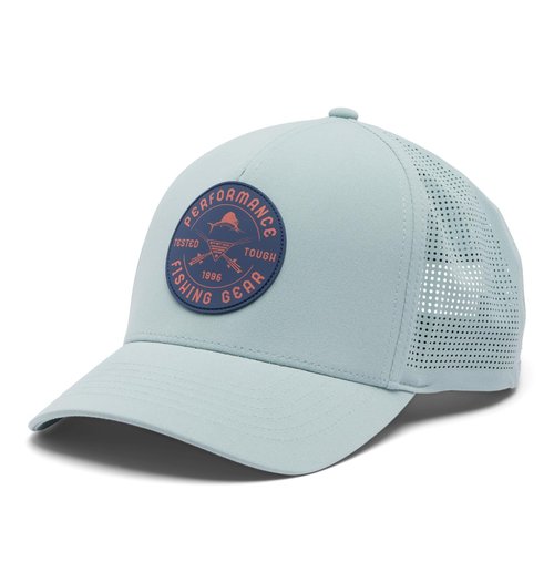 Columbia Unisex PFG Elite 3D Stretch Snap Back, Crushed Blue/Tested Tough Salt, One Size