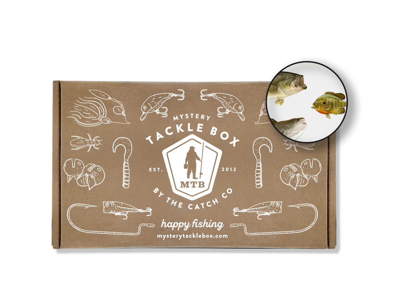 Catch Co Mystery Tackle Box Freshwater Catch All Fishing Kit | MultiSpecies | Largemouth Bass | Smallmouth Bass | Trout | Panfish
