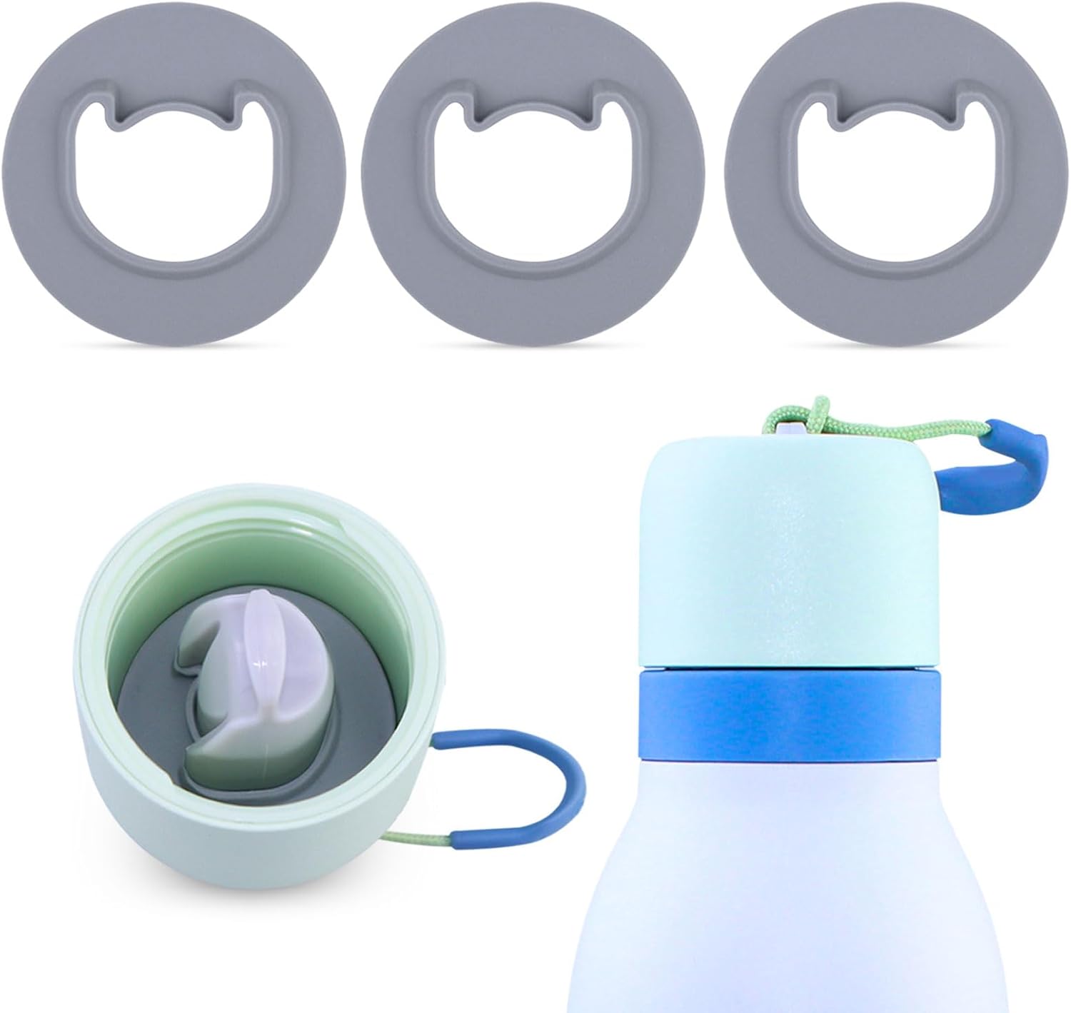 Owala | 3-Pack Water Bottle Stopper Replacement - Durable Gasket Seal for FreeSip Twist 18oz & 24oz
