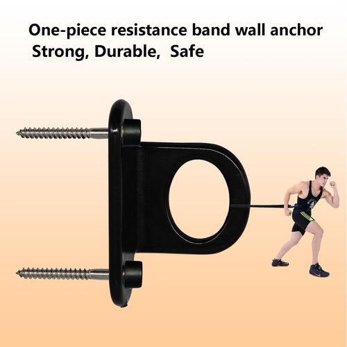 Resistance Band Wall Anchor(3PCS),Resistance Bands Wall Mount for Home Workouts & Yoga Gym，Resistance Band Hooks for Resistance Bands, Stretch Straps & Suspension Trainers (CMH)
