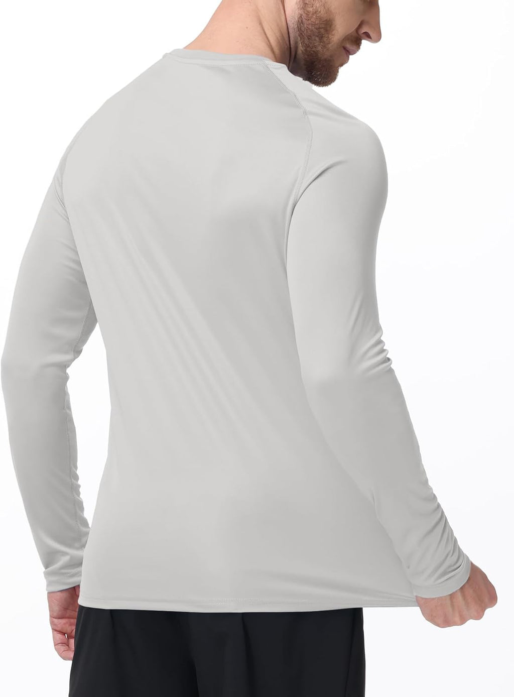 ZITY Men's UPF 50+ Sun Protection Long Sleeve Rash Guard - Lightweight UV SPF Shirt for Fishing & Hiking